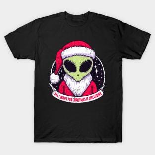 All I Want For Christmas Is Disclosure UAP HNI T-Shirt